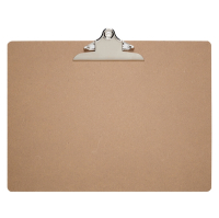 5 x Maul wooden A3 landscape clipboard with large clip