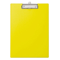 5 x Maul yellow A4 potrait clipboard