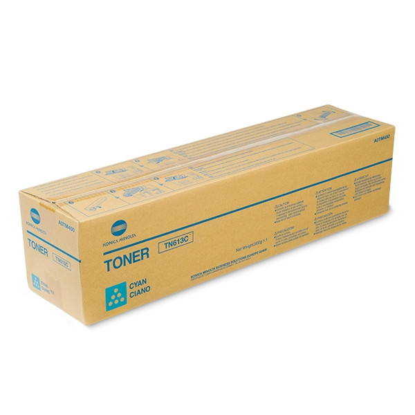 Minolta Konica Minolta TN-613C (A0TM450) cyan toner (original) A0TM450 072326 - 1