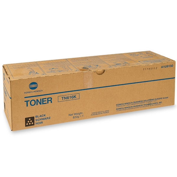 Minolta Konica Minolta TN-616K (A1U9150) black toner (original Konica Minolta) A1U9150 072516 - 1