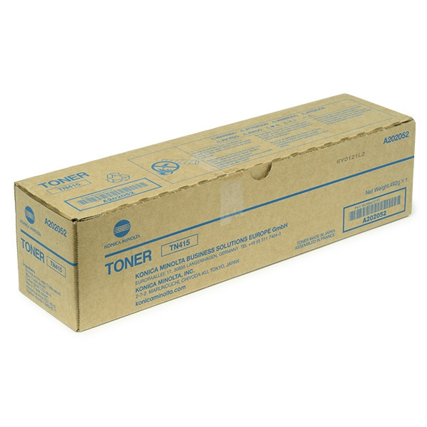 Minolta TN-415 (A202052) black toner (original) A202052 072696 - 1