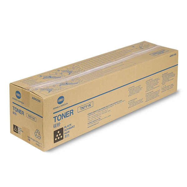 Minolta TN-711K (A3VU150) black toner (original) A3VU150 072622 - 1