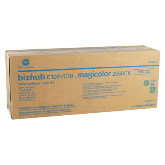 Minolta TN212C (A00W372) cyan toner (original Minolta) A00W372 072348 - 1