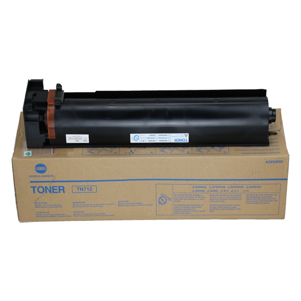 Minolta TN712 black toner (original) A3VU050 072808 - 1