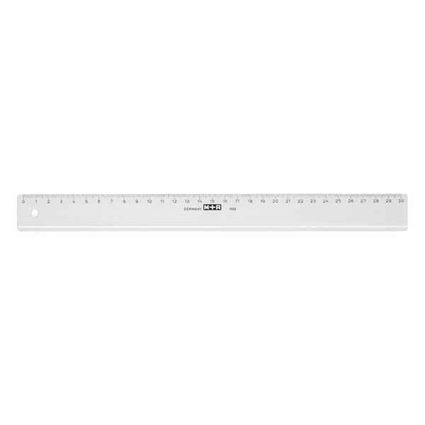 Mobius Ruppert Mobius & Ruppert 30cm plastic ruler 11300000 204050 - 1