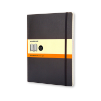 Moleskine black XL lined soft cover notebook IMQP621 313080