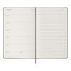 Moleskine black large hardcover 18 month weekly diary 2024/2025 DHB18WN3Y25 313222 - 2