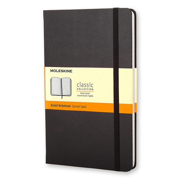 Moleskine black large lined hard cover notebook IMQP060 313073 - 1