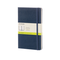 Moleskine blue large blank hard cover notebook IMQP062B20 313063