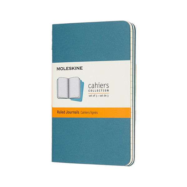 Moleskine blue lined pocket notebook (3-pack) IMCH011B44 313094 - 1