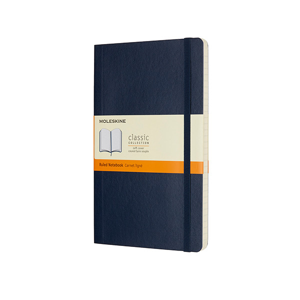 Moleskine dark blue large lined soft cover notebook IMQP616B20 313078 - 1