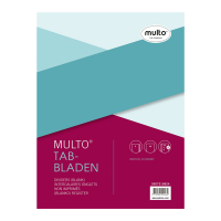 Multo Economy coloured A4 cardboard tabs with 6 tabs (23 holes) (5-pack) 3007310824 205698