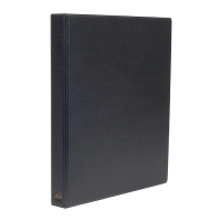 Multo Hannibal black A4 ring binder with 23 O-rings 3007232541 205679