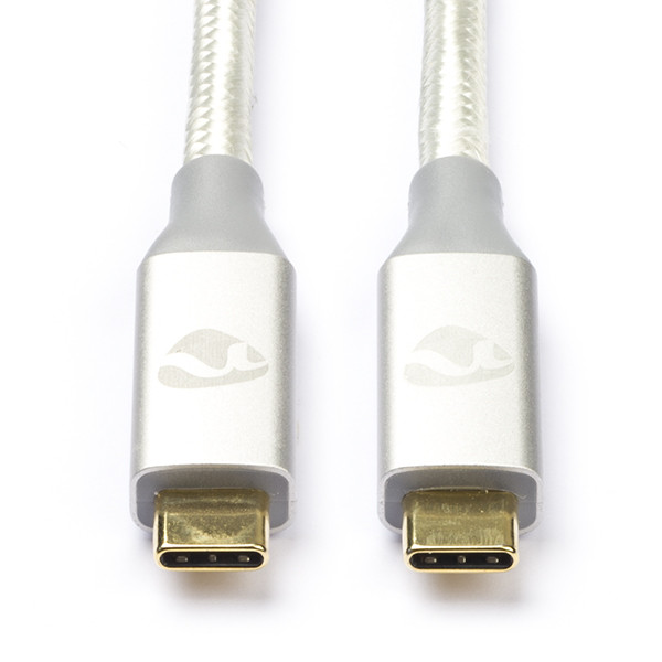 Nedis Apple iPhone USB-C to USB-C 3.2 white charging cable, 2 metre CCTB64020AL20 M010214189 - 1