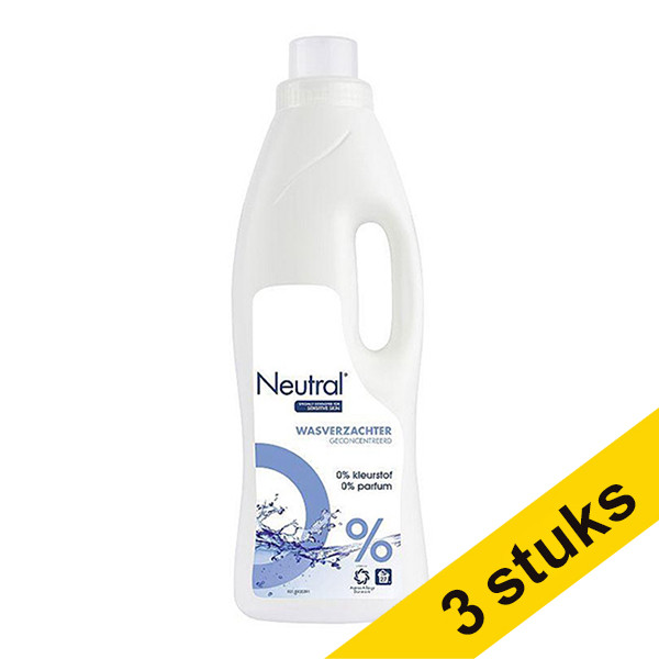 Neutral fabric softener, 750ml (3-pack)  SNE01007 - 1