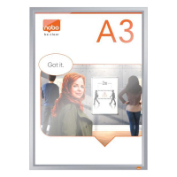 Nobo Impression Pro A3 click frame with aluminium frame 1915577 247465