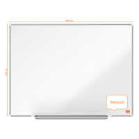 Nobo Impression Pro magnetic lacquered steel whiteboard, 600mm x 450mm 1915401 247388