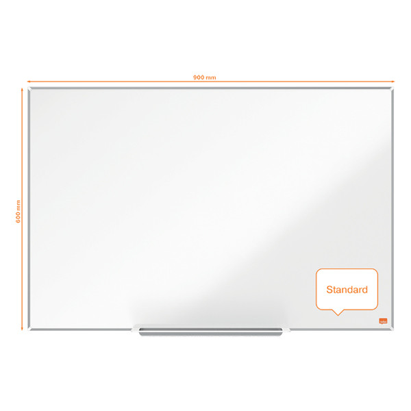 Nobo Impression Pro  magnetic lacquered steel whiteboard, 900mm x 600mm 1915402 247389 - 1