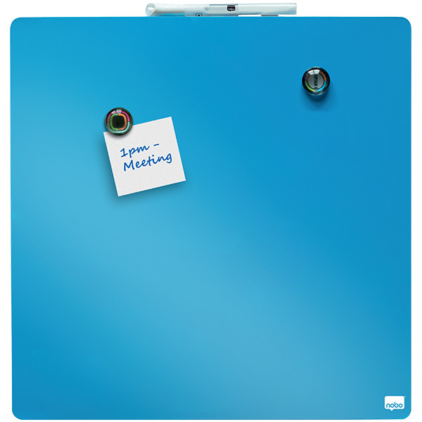 Nobo blue magnetic whiteboard, 36cm x 36cm 1903873 208163 - 3