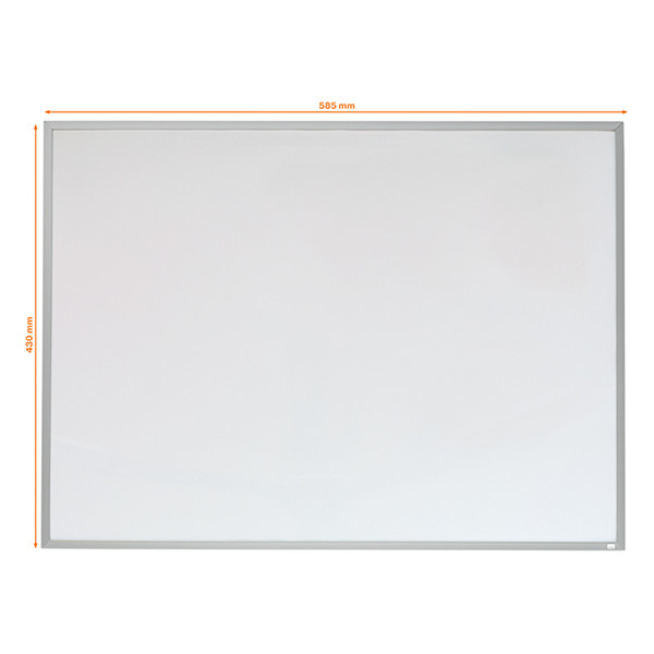 Nobo white whiteboard with aluminium frame, 58.5cm x 43cm 1903777 208171 - 2