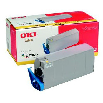 OKI 41304209 yellow toner (original) 41304209 035608 - 1