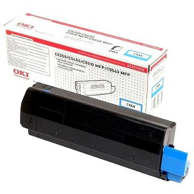 OKI 42127456 high capacity cyan toner (original OKI) 42127456 035754 - 1