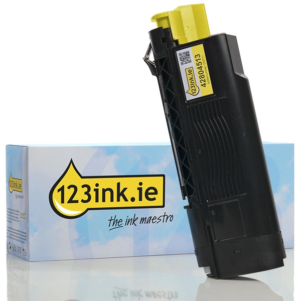 OKI 42804513 yellow toner (123ink version) 42804513C 035711 - 1