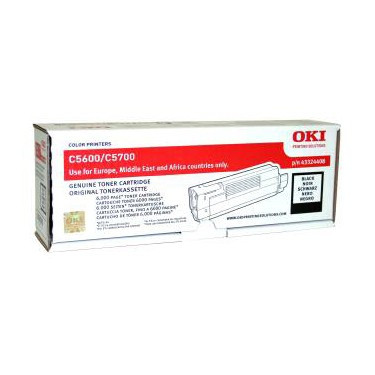 OKI 43324408 black toner (original OKI) 43324408 035828 - 1