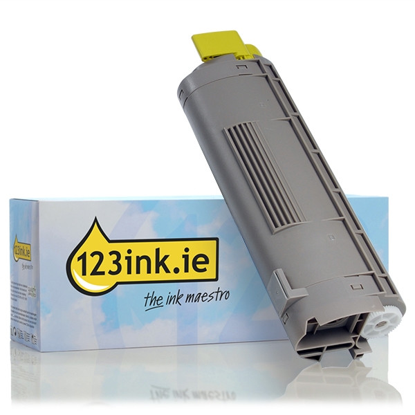 OKI 43324421 yellow toner (123ink version) 43324421C 035851 - 1