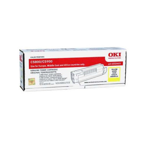 OKI 43324421 yellow toner (original OKI) 43324421 035850 - 1