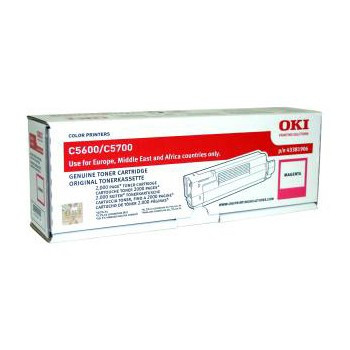 OKI 43381906 magenta toner (original OKI) 43381906 035832 - 1