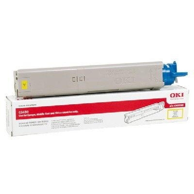 OKI 43459329 high capacity yellow toner (original OKI) 43459329 035946 - 1