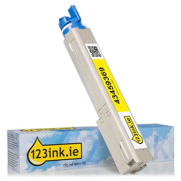 OKI 43459369 yellow toner (123ink version) 43459369C 036067 - 1