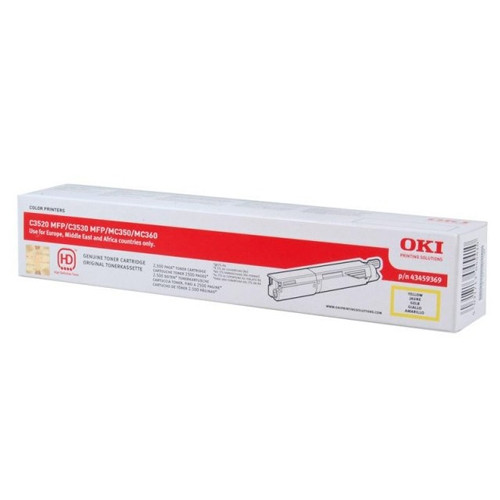 OKI 43459369 yellow toner (original OKI) 43459369 036066 - 1