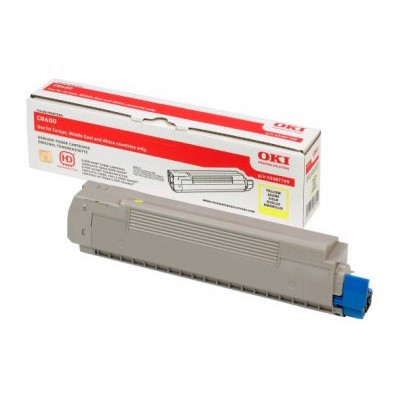 OKI 43487709 yellow toner (original OKI) 43487709 035880 - 1