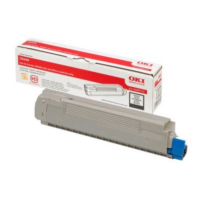 OKI 43487712 black toner (original OKI) 43487712 035874 - 1