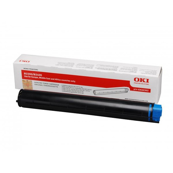 OKI 43640302 black toner (original OKI) 43640302 035938 - 1