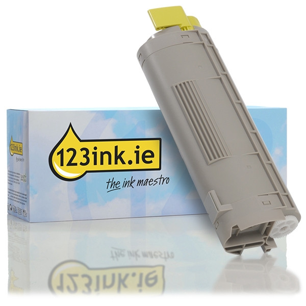 OKI 43865721 yellow toner (123ink version) 43865721C 035981 - 1