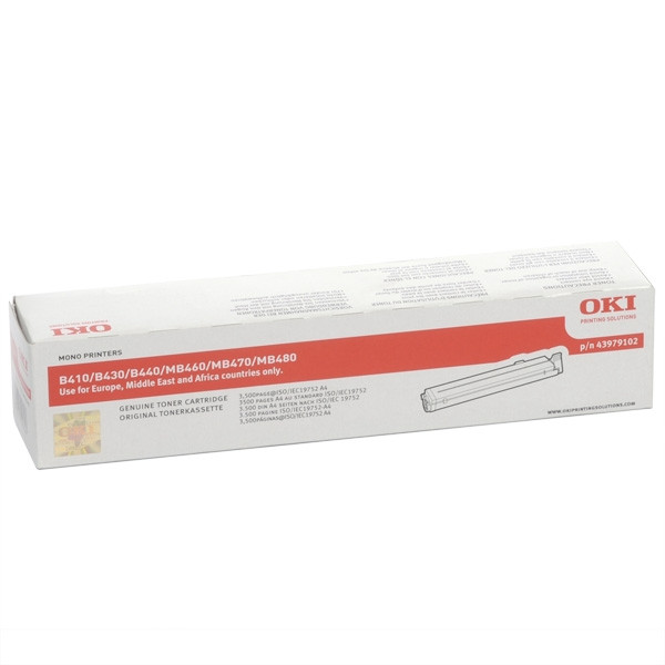 OKI 43979102 black toner (original OKI) 43979102 036040 - 1