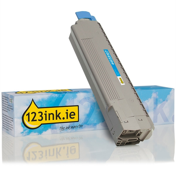 OKI 44059107 cyan toner (123ink version) 44059107C 036027 - 1