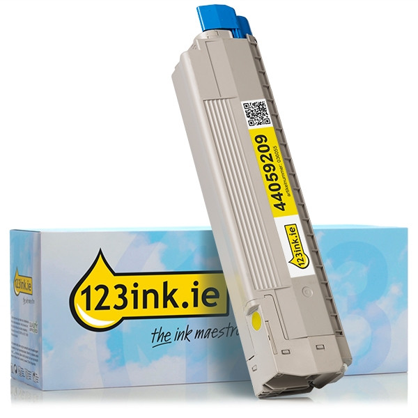 OKI 44059209 yellow toner (123ink version) 44059209C 036055 - 1