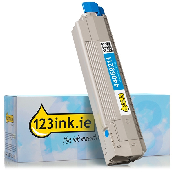 OKI 44059211 cyan toner (123ink version) 44059211C 036051 - 1