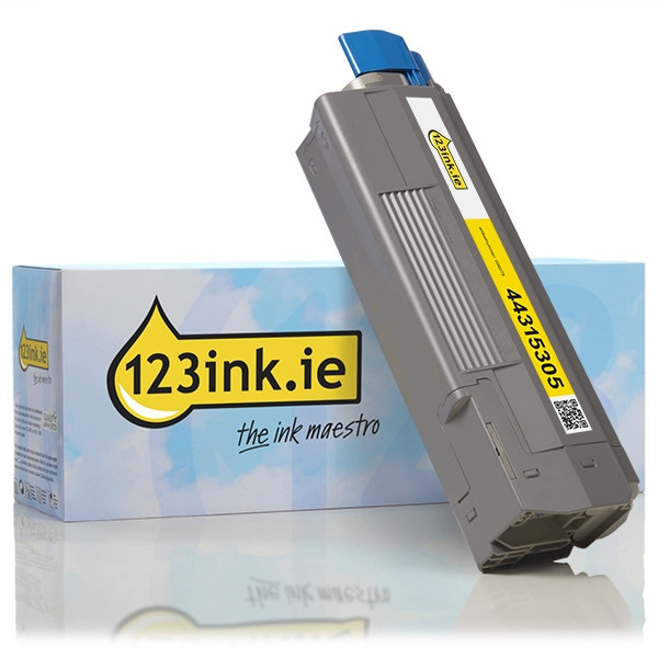 OKI 44315305 yellow toner (123ink version) 44315305C 036075 - 1