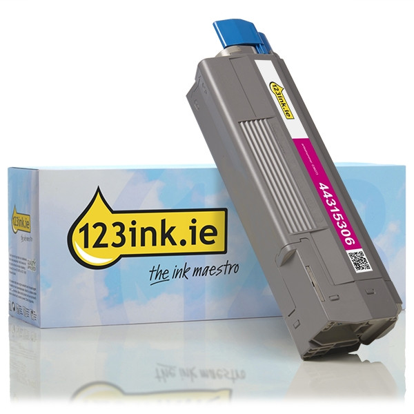 OKI 44315306 magenta toner (123ink version) 44315306C 036073 - 1