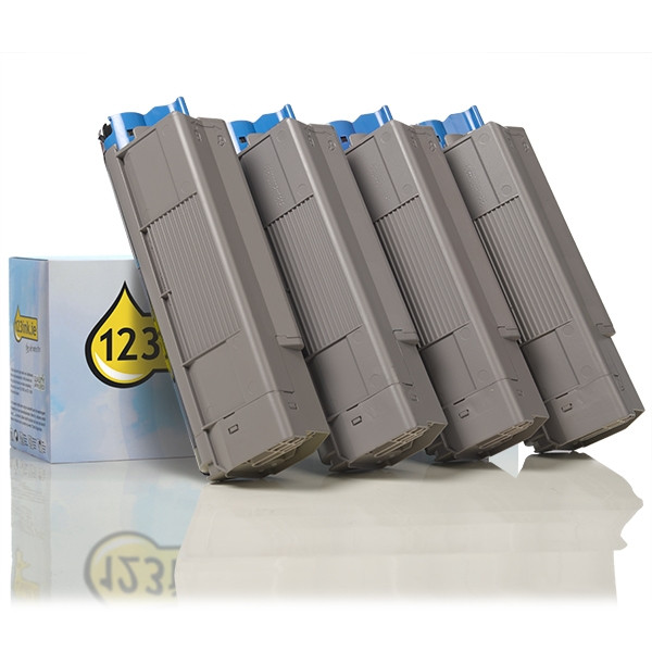 OKI 44315308/7/6/5 toner 4-pack (123ink version)  130057 - 1