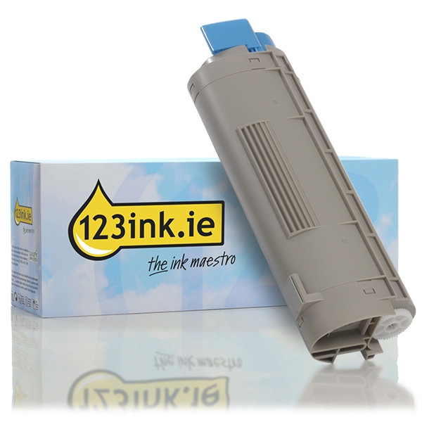 OKI 44318607 cyan toner (123ink version) 44318607C 036087 - 1