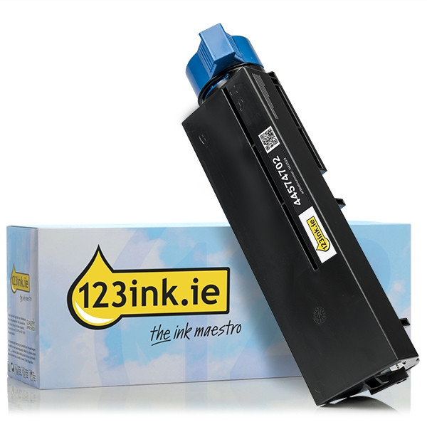 OKI 44574702 black toner (123ink version) 44574702C 042529 - 1