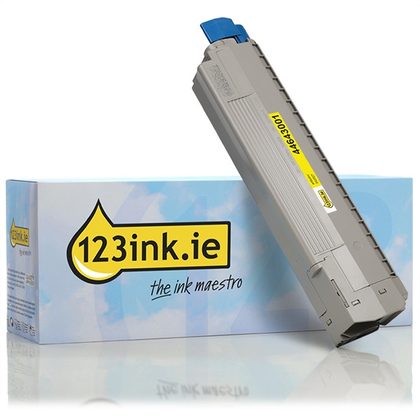 OKI 44643001 yellow toner (123ink version) 44643001C 042527 - 1