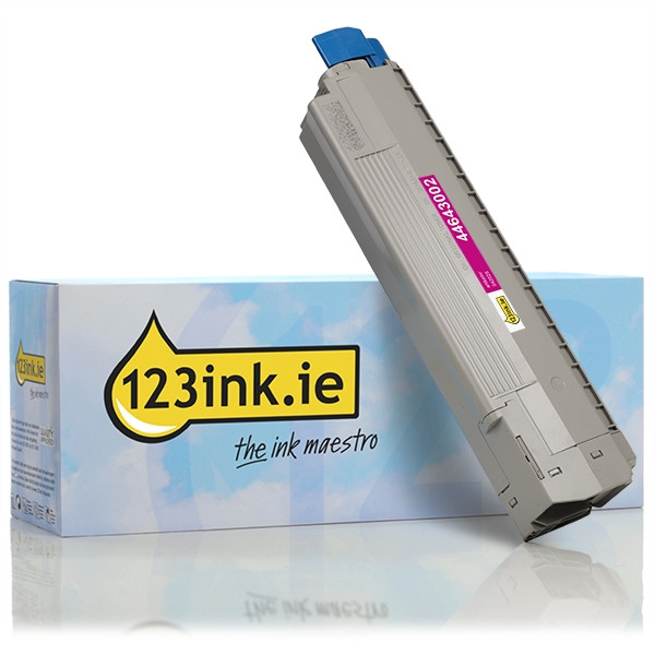 OKI 44643002 magenta toner (123ink version) 44643002C 042525 - 1