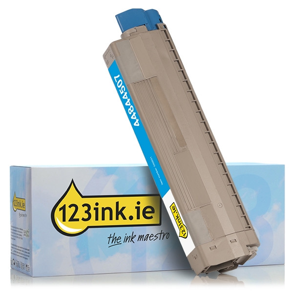 OKI 44844507 cyan toner (123ink version) 44844507C 042631 - 1